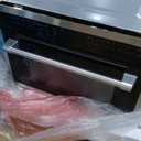 24 Inch Built-in Microwave and Convection Oven Combination, ThermoMate 1.6 Cu. Ft. Wall Oven Microwave Combos, 1000 Watt Power, Sensor Cook, Touch Control LCD Display, Stainless Steel Finish