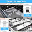 Replacement Parts for Nexgrill 720-0830X, Drip Pan Grease Tray Grill Burners Igniters Flame Tamers Kit Replacement for Nexgrill 4 Burner 720-0830X Gas Grill