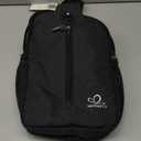 WATERFLY Crossbody Sling Backpack Sling Bag Travel Hiking Chest Bag Daypack (Black)