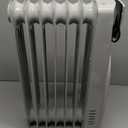 Kismile 1500W Oil Filled Radiator Heater, Portable Electric Heater with 3 Heat Settings, Adjustable Thermostat, Overheat & Tip-Over Protection, Oil Heaters for Indoor Use (Grey)