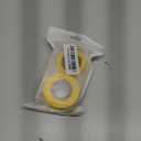 Nanaborn Mini Stretch Wrap for Travel Bottles Seal Markers Shrink Film Roll Yellow 2PCS