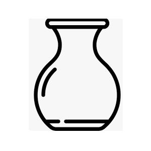 Sowlvenco Blue Ceramic Vase with 2 Handles for Modern Farmhouse Home Decor, Vintage Rustic Decorative Vases, Small Vase for Fresh and Dried Flowers, Centerpiece Table Decorations, 7 Inch