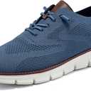 Wearbreeze Mens Business Casual Oxford Sneakers  Lightweight Lace-Up Dress Shoes for Work, Travel & Daily Commute (12.5)
