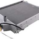 DVPARTS Radiator AL56372 Compatible with John Deere 2250 2355 2450 2555 2650 2755 2850 2650N 2855N 2450F 2650F