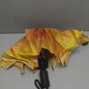 OURSKY Windproof Travel Umbrella - Compact Folding Portable with Sunflower Pattern - Golf Umbrella for Rain Sun Men and Women Outdoor, Wedding, Gifts - Yellow