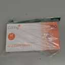 Caring Vinyl Exam Gloves (100ct), Powder Free and Not Made with Natural Rubber Latex, Gloves for Medical Use, First Aid, Food Prep and More, Medium