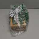 Dahey 2 Pack Wood Wall Planter Vase with Artificial Eucalyptus Farmhouse Wall Hanging Decor Pocket Planter for Indoor Fake Plants Greenery Flowers, livingroom Bedroom Kitchen Home Office Decoration (Medium, Natural)