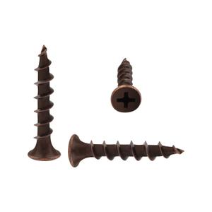 Wood Screw 1-Inch Flat Phillips 0.31" Diameter Antique Bronze,Used for RV Conversion(1 Pack of 200)