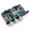 ZK-1001U Amp Bluetooth 5.3 Mono Amplifier Board with TWS, Mini Audio Amps with Boost for Home Outdoor DIY Speakers with 100W Power Output, Treble and Bass, Supports USB/AUX/BT Input, DC 9-24V