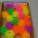 24 PCS Light Up Balls Valentines Day Gifts for Kids Light Up Party Favors for Kids Classroom Valentines Goodie Bags Stuffers Prizes LED Puffer Balls Pinata Bulk Toys New Year Eve Party Supplies