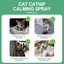 Cat Calming Spray with Natural Mint 150ml Pet Relaxant for Cats and Kittens Helps Reduce Stress, Anxiety & Unwanted Behavior Plant-Based Soothing Spray for Travel, Vets & Home Use
