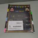 First Day of School Sign Board with 6 Liquid Chalk Markers, Double-Sided
