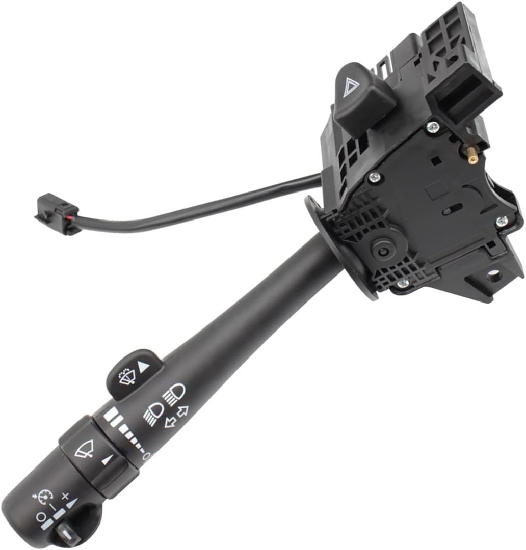 Multi-Function Combination Turn Signal Switch Wiper Dimmer Switch Compatible with 2002-2009 Trailblazer Escalade Envoy, 03-06 Silverado Tahoe Sierra Yukon Replaces# 12450067, D6299A, SW3792