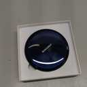 GLOLUSENT Lighted Travel Makeup Mirror, 1x/10x Magnification, Compact, Portable for Handbag, Purse, Pocket, 3.5 inch Illuminated, Folding, Handheld, 2-Sided, Round, Dark Blue