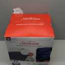 Sunbeam Electric Royal Luxe Microplush Heated Blanket, 12 Heat Settings, 12-Hour Auto Shut-Off, Fast Heating, Warm and Cozy, Cadet Blue Color, Full (84" x 72")