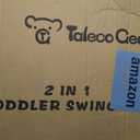 2 in 1 Toddler Swing & Baby Jumper, Foldable Baby Swing Outdoor & Indoor Use, Easily Installable and Storable