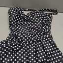 Aqua Eve One Piece Swim Dress Tummy Control Swimsuit with Skirt Modest Bathing Suit Vintage Swimdress, XL, Black Dot