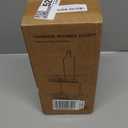 REINHARDT Shower Caddy Hanging, Rustproof Shower Caddy Anti-Swing Shower Organizer Over Showerhead No Drilling Shower Racks with Soap Holder Multi Hooks Bathroom Storage for Shampoo Sponge, Black (24.4)