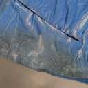 yidengymx Womens 2 Piece Velour Tracksuit Two Piece Outfits for Women Long Sleeve Zip Up Crop Tops Sweatpants Sets Pockets (XX-Large, Hoodie/Wide Leg Pants-blue)