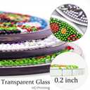 Eiflow Glass Christmas Diamond Art Hanging Kit for Adults, DIY Stained Glass Diamonds Painting Door Hanger Board Kit, Crystal Diamond Art Painting Pendant Ornament Full Drill (Snowman and Cardinal)