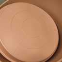 Set of 2-18 Inch Large Planter Set Includes a Pot with Round Drainage Holes and a Tray, Suitable for Tall Plants and Flowers. Extra-Large Outdoor Terracotta-Colored Plastic Planter