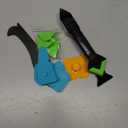 Caulking Tool 5 in 1 Silicone Caulking Grout Removal Sealant Finishing Tool with Grout Scraper, 6 Exchange Silicone Pads, Adhesive Residue Scraper Seam Repair Kit for Kitchen Bathroom