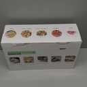 95kPa Precision Vacuum Sealer Machine, Double Heat Seal for Dry/Moist Food, Easy-Lock Handle, Built-in Bag Storage & Cutter, Progress Display, Pulse Mode, Removable Drip Tray, Silver