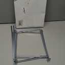 Officemate Hanging File Frame, Letter Size, Adjustable 14 to 18-Inches, 2 Count (Pack of 1),Silver, 91990