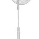 Emerson 16-inch Oscillating Pedestal Fan with Precision 3-Speed Wind Control and Adjustable Tilt and Height, White, FAO1605W