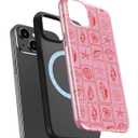 LUMARKE for iPhone 14 Plus Case,Cute Floral Cover,Wireless Charging