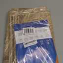 GarveeHome Door Mat Indoor Rugs for Entryway Scalloped Solid Tan Jute Digital Printing Small Rug 2x3 Washable Non-Slip Modern Soft Low-Pile Carpet for Bedroom Kitchen Entrance