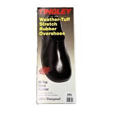 Weather tuff stretch rubber overshoes 2XL fits 12 1/2 - 14
