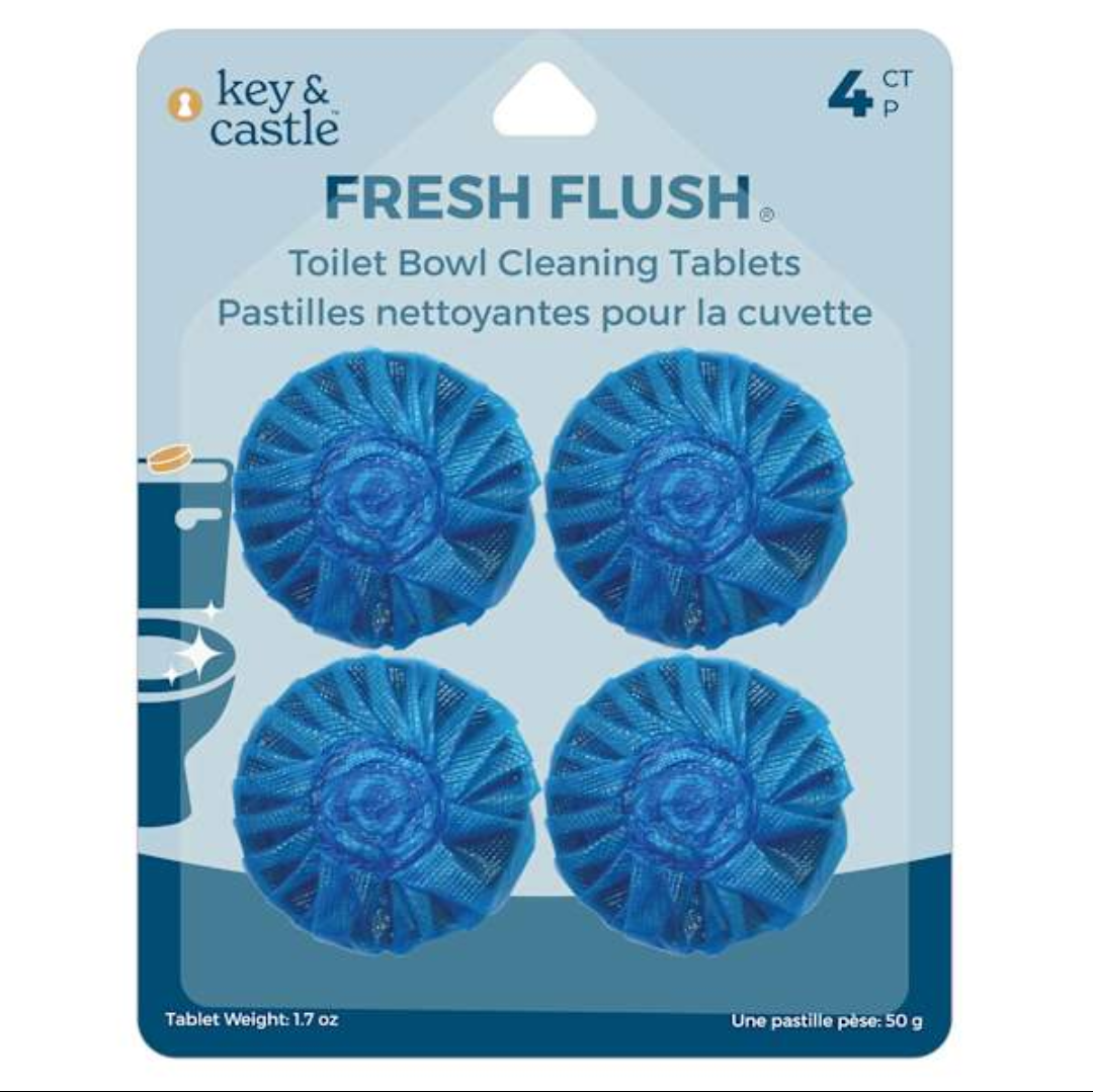 Fresh Flush Tiolet Bowl Cleaning Tablets 4Ct