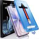 MAGIC JOHN 2 Pack for iPhone 17 6.3 inch Tempered Glass Screen Protector, Auto Dust-Elimination, Bubble Free, HD Clear, Easy Installation,iPhone 17 6.3''
