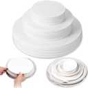 120pcs White Thick Felt Plate Dividers,3 Sizes Round China Dish Storage Protectors Pads Soft Felt Plate Protectors for Stacking Packing Ceramic Cookware