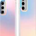 LONLI Hue - for Samsung Galaxy S24 Case - Holographic Iridescent - Shockproof Cover with Color Changing Effect | Cute and Unique for Women and Girls (2024)