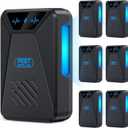 6 Packs Ultrasonic Pest Control Repeller, Electronic Pest Repellent Plug in Indoor for Insect Roaches Spider Ant Bug Mosquito Rat Mouse Repellent for House Home Kitchen Garage (Black)