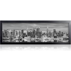Giverny 12x36 Picture Frames Black Pack of 1, Wood 12x36 Panoramic Picture Frame for Wall Mounting, Simple and Classic Style Suitable for Decorating Houses, Offices, Hotels