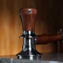 51mm Tamper Tool Espresso Rosewood Spring Loaded 30LB Calibrated Coffee Tamper Compatible With Delonghi, Casabrews, Smeg and more Espresso Machine Accessories