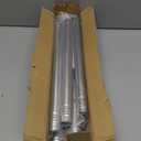 Chrome Shower Curtain Rod 31 to 80 Inch,1 Inch Diameter Adjustable Spring Tension Curtain Rod No Drilling Stainless Steel Telescoping Rod,No Rust