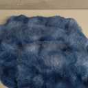 Ultra Soft Cozy Faux Fur Throw Blanket, Fuzzy Plush Thick Bubble Blanket, Oversize Luxury Fluffy Blanket for Couch, Sofa, Bedroom, and Living Room,50x60 Inches,Blue