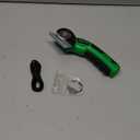 Cardboard Cutter, Rechargeable Cordless Electric Scissors, 4V Upgrade Motor Electric Box Cutter with 2 Blades, Safety Lock & LED Light, Powerful Cutting for Cardboard Box, Plastic, Leather (Green)