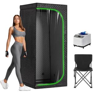Portable Steam Sauna Tent with Clear View Door XL