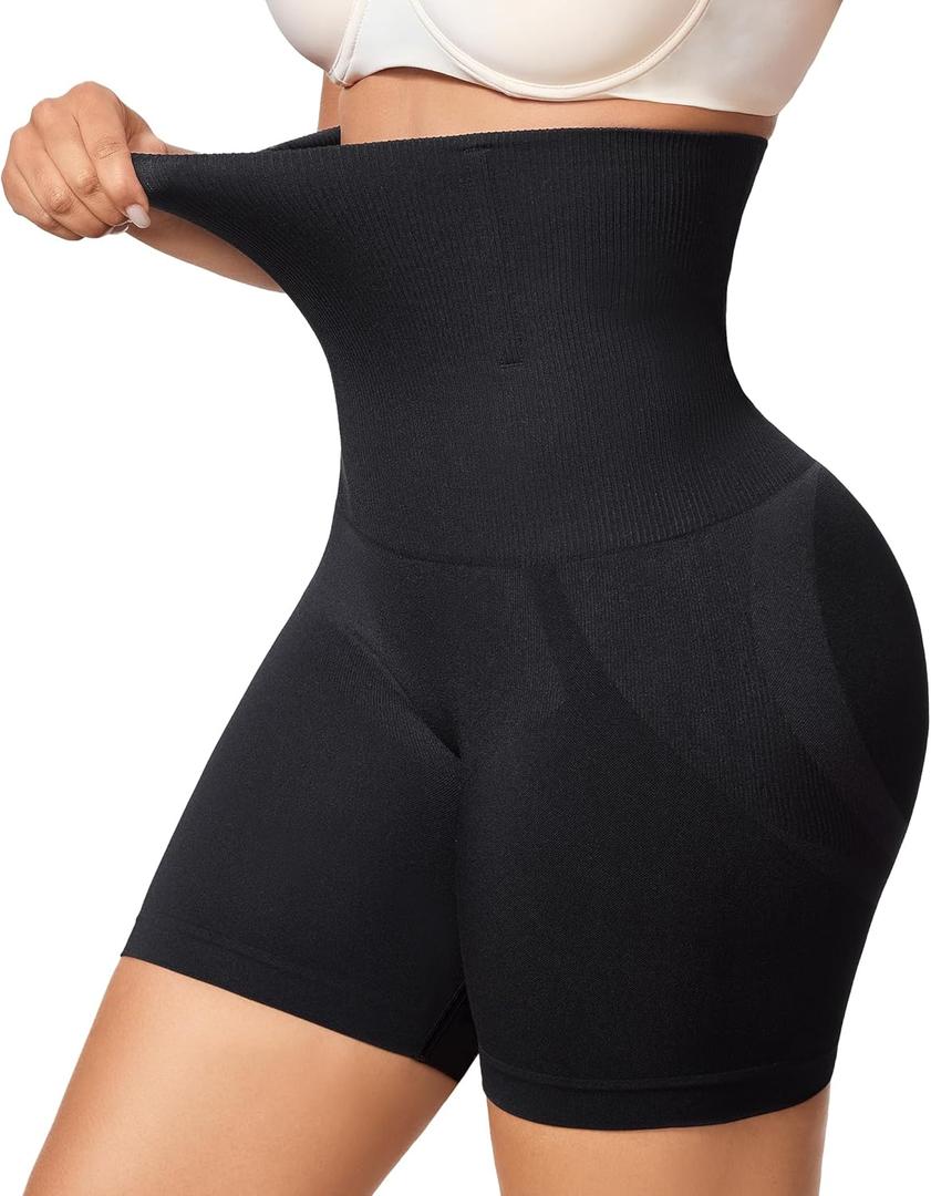 Gotoly Tummy Control Shapewear for Women - High Waisted Butt Lifting Shapewear Faja Body Shaper Underwear Girdle (XX-Large, Black)