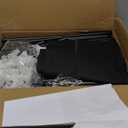 ERONE Shoe Rack with Cover 10 Tier Tall Slim Narrow Shoe Rack Organizer Space-Saving Sturdy Shoe Storage Shelf for Entryway, Closets (Black)