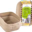 Kitty Sift (Set of 1 Litter Box, 3 Sifting Liners, & 1 Shield) Sustainable, Clean, Sifting, Disposable Cat Litter Box with Shield - Large, 5-Set Kit