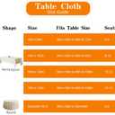 WIGENIUS 2 Pack Ivory Table Cloth Round Tablecloths 90 Inch,Polyester Table Cloth for 5 Foot Round Tables,Wrinkle Resistant Washable Fabric Table Covers for Party,Wedding Banquet,  Ivory, 90 In round-2pack