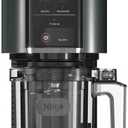 Ninja CREAMi 7-in-1 Ice Cream, Sorbet, Milkshake Maker with 3 CREAMi Pints Black