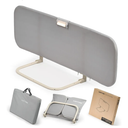 Toddler Bed Rail with Night Light - Foldable Bed Side Rails - Fits for Most Beds: Bed Rails for Full Size Bed, Queen Size Rails, Twin Rails - Portable Fence for Baby - 48 inch, Grey 