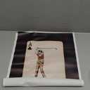 Vintage Golf Wall Art, Playing Card Golfer Sports Wall Decor Paintings Retro Navy Plaid Canvas Prints Picture for Bedroom Living Room Man Cave Country Club 12x16 inch Wood Framed